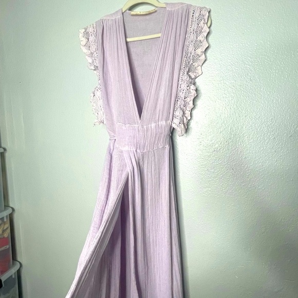 Jen’s Pirate Booty Lilac Wynwood Boho Maxi Dress. Size Medium - Picture 9 of 15